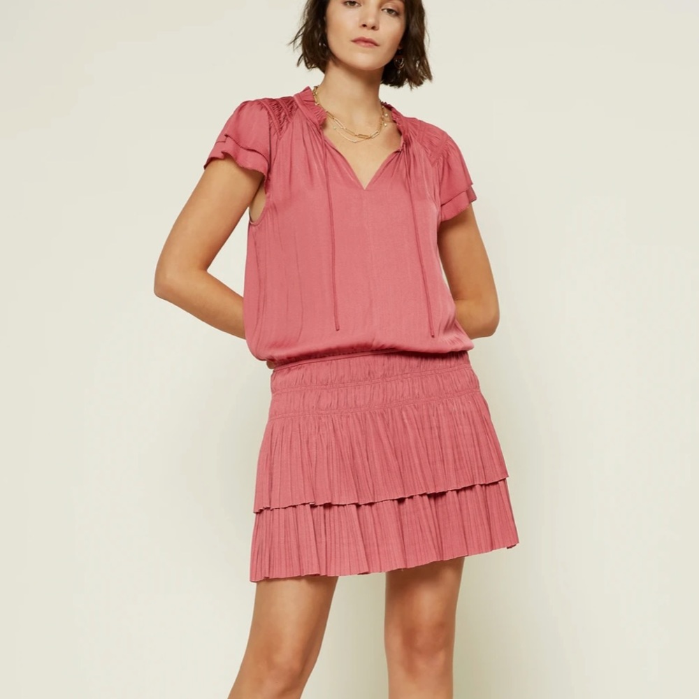❤️Carly Pleated Mini Dress